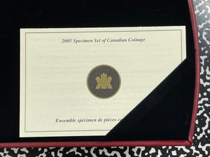 2005 Canada 7x Coin Specimen Set Lot#B2152 With Case & C.O.A.