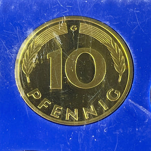 1979-G West Germany 10x Coin Proof Set Lot#B2407 With Case