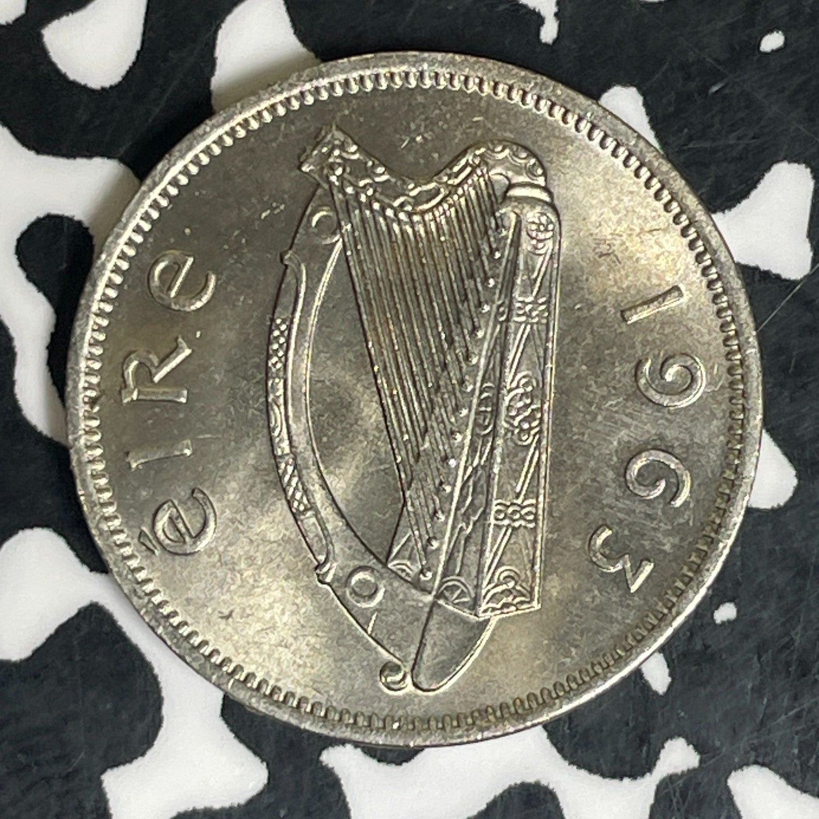 1963 Ireland 6 Pence Sixpence Lot#C6209 High Grade! Beautiful!