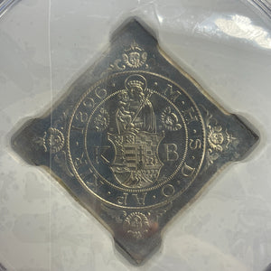 "1896"-KP UP Hungary Restrike 1 Klippe Thaler PCGS PR66 Lot#GV732 Silver! Proof!