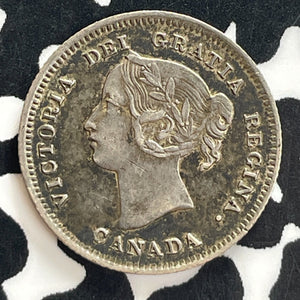 1900 Canada 5 Cents Lot#T7677 Silver! Nice!