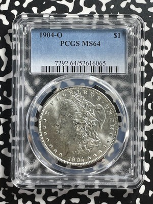 1904-O U.S. $1 Morgan Dollar PCGS MS64 Lot#G433 Silver! Choice UNC!