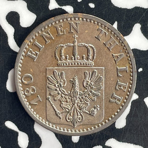 1871-B Germany Prussia 2 Pfennig Lot#T8381 High Grade! Beautiful!