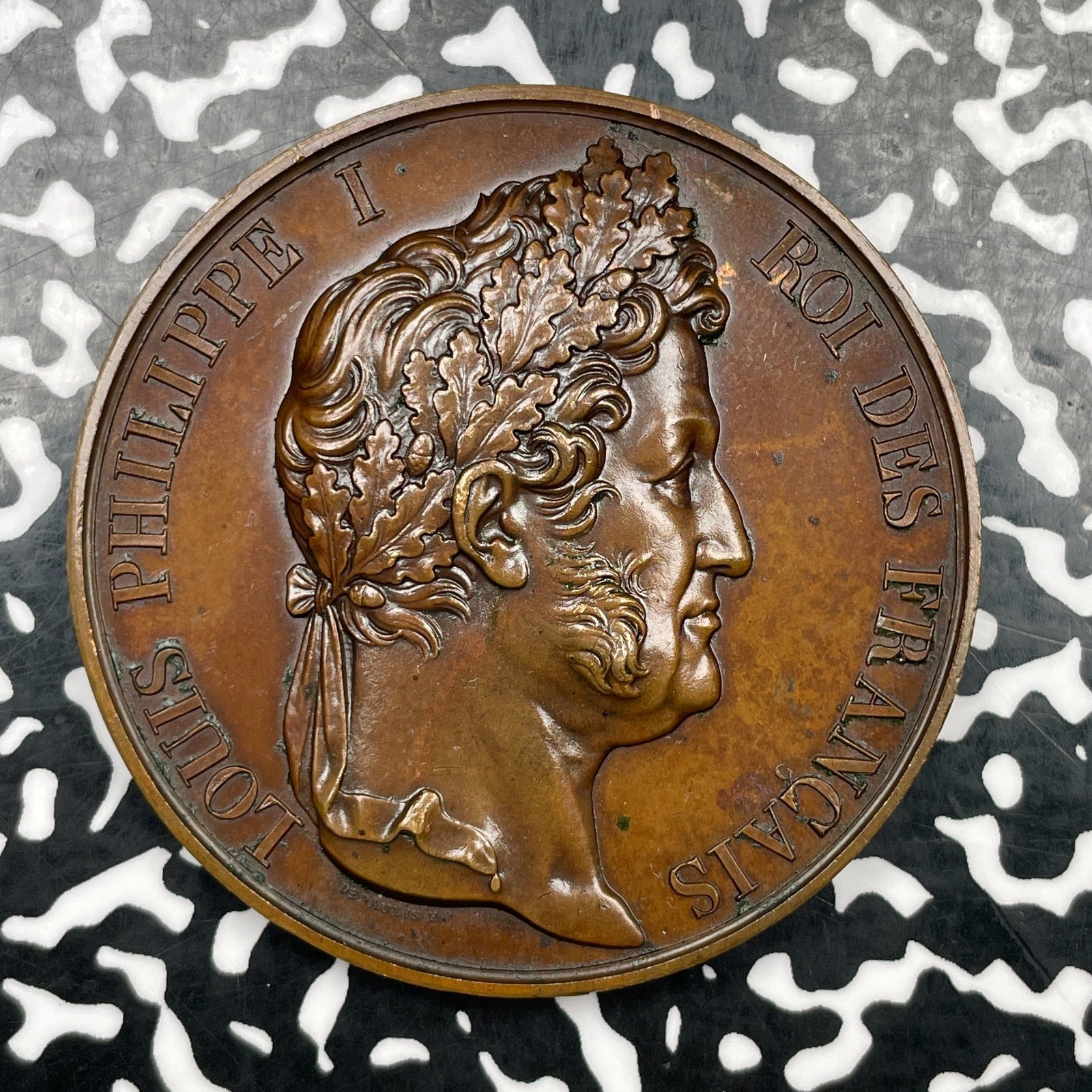 1839-A France Industrial Products Exposition Medal Lot#OV2001 56mm