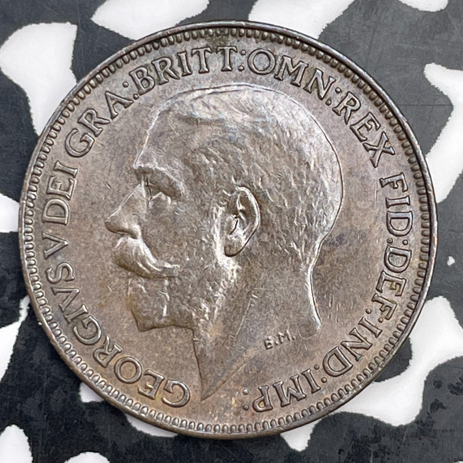 1925 Great Britain 1 Farthing Lot#F3396 High Grade! Beautiful!
