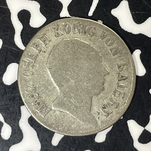 1813 Germany Baden 6 Kreuzer Lot#T5866 Silver! Scarce!