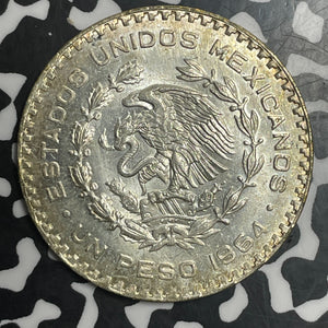 1964-Mo Mexico 1 Peso Lot#T2695 High Grade! Beautiful!