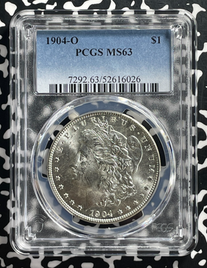 1904-O U.S. $1 Morgan Dollar PCGS MS63 Lot#G388 Silver! Choice UNC!