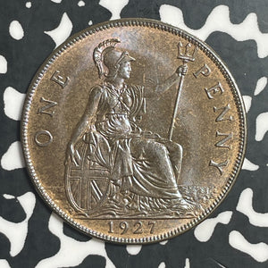 1927 Great Britain 1 Penny Lot#T3610 High Grade! Beautiful!
