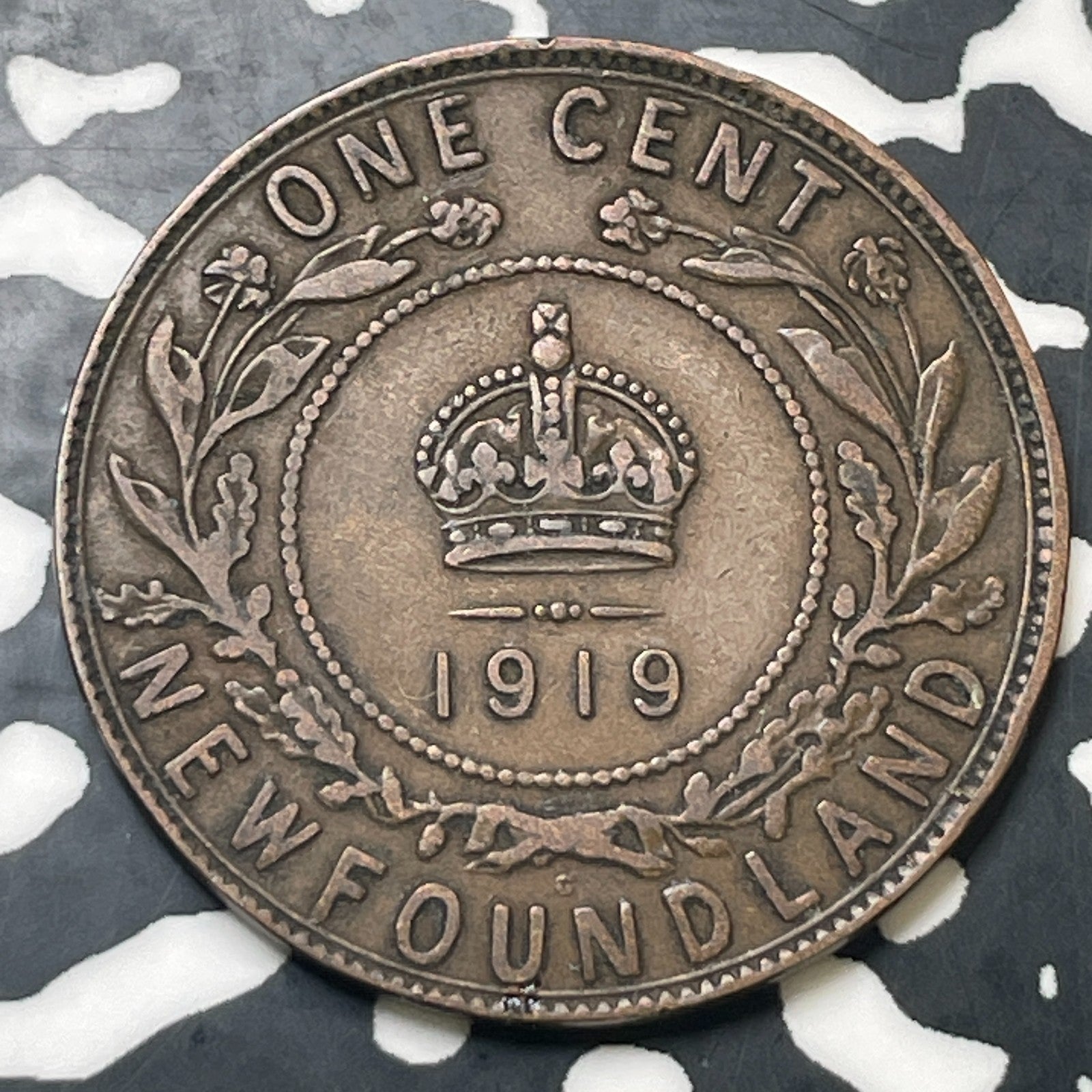 1919-C Newfoundland Large Cent Lot#N3817