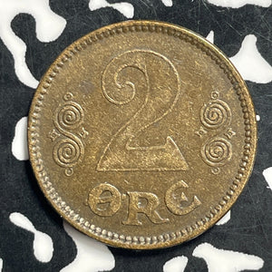 1919 Denmark 2 Ore Lot#C0541