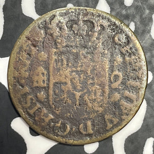 1744 Spain 2 Maravedis Lot#E6607