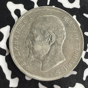 1912 Bulgaria 2 Leva Lot#T8132 Silver!