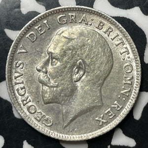 1912 Great Britain 6 Pence Sixpence Lot#E7143 Silver! High Grade! Beautiful!