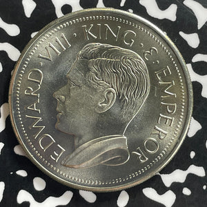 1936 Hong Kong Edward VIII Fantasy Crown Lot#C0076 KM#X7A