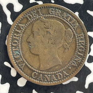 1859/8 Canada Large Cent Lot#T7669 Wide '9'