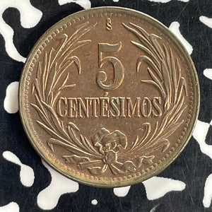 1951-So Uruguay 5 Centesimos Lot#C1535 High Grade! Beautiful!