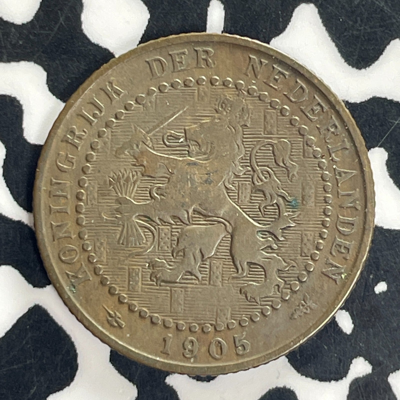 1905 Netherlands 1 Cent Lot#C4946