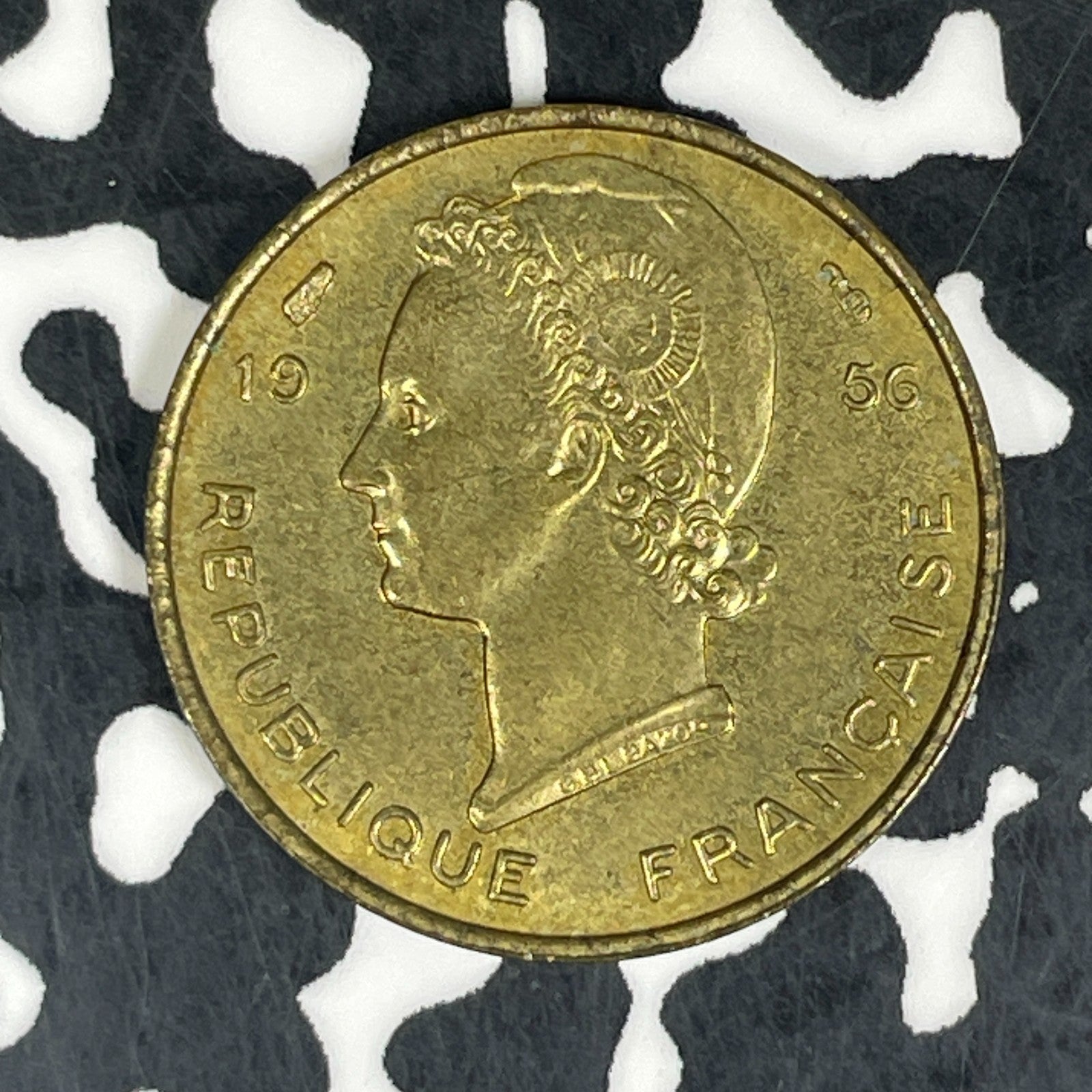 1956 French West Africa 5 Francs Lot#C5967