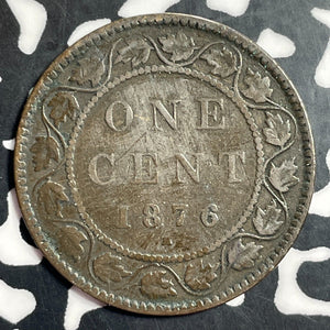 1876-H Canada Large Cent Lot#E7249