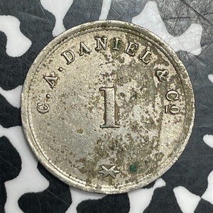 (c.1890) Danish West Indies C.A. Daniel & Co. 1 Cent Trade Token Lot#JM9476