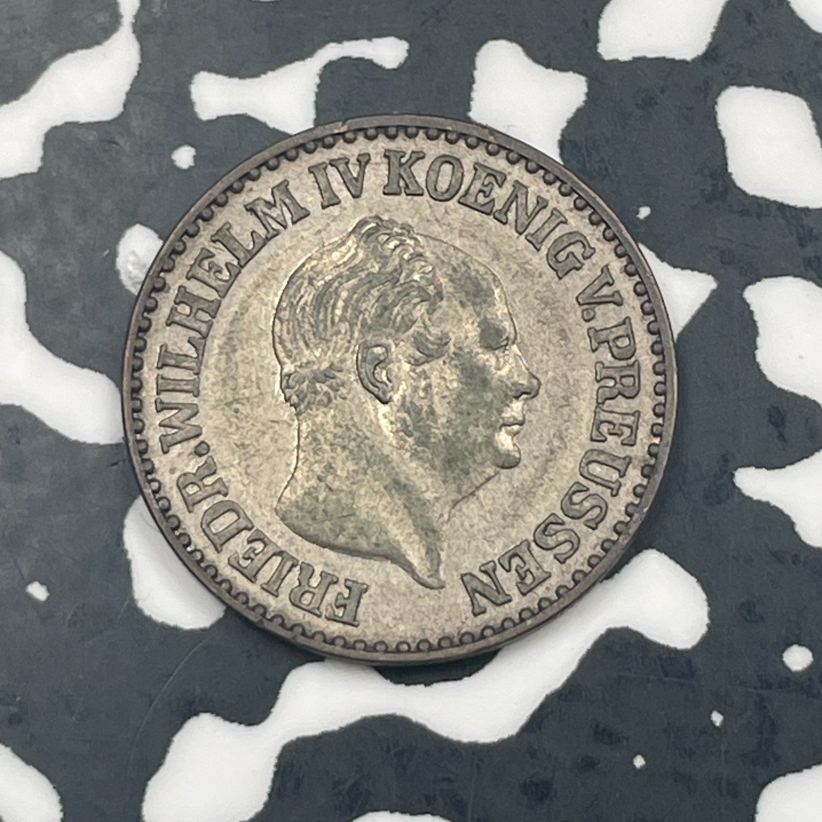 1860-A Germany Prussia 1 Groschen Lot#N3639 Silver! Nice!