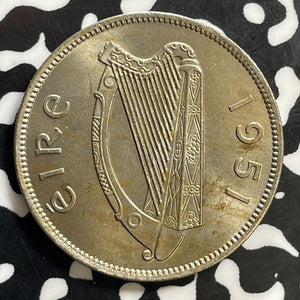 1951 Ireland 1 Florin Lot#T0325 High Grade! Beautiful!