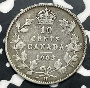 1903-H Canada 10 Cents Lot#C0312 Silver!