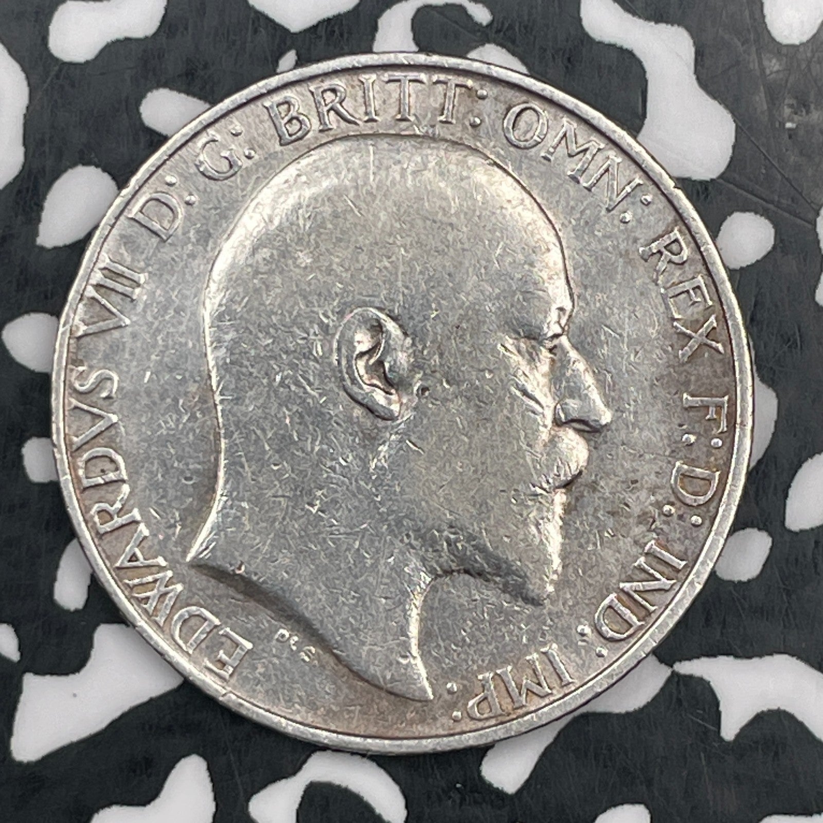 1910 Great Britain 1 Florin Lot#N0812 Silver!