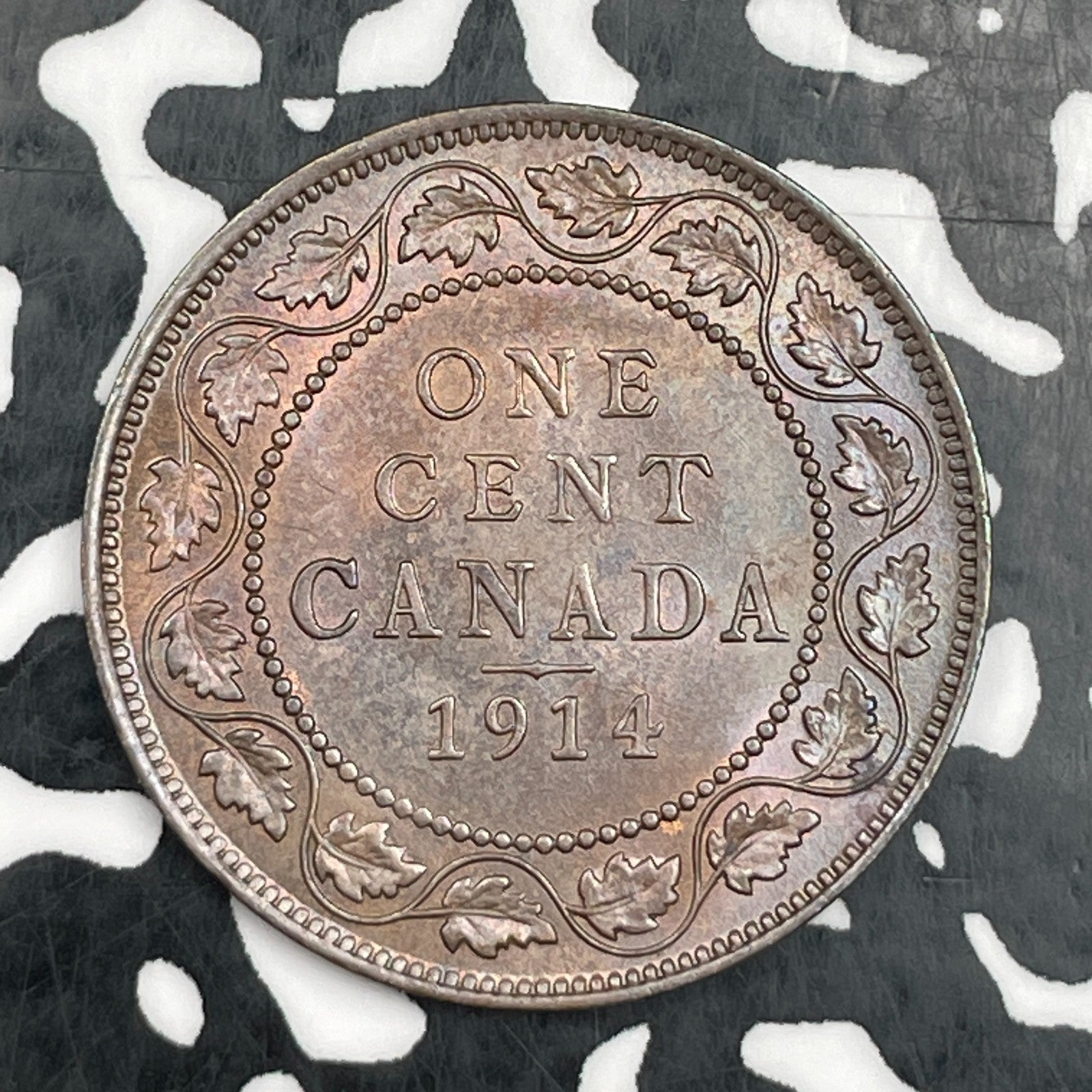 1914 Canada Large Cent Lot#N2170 High Grade! Beautiful!