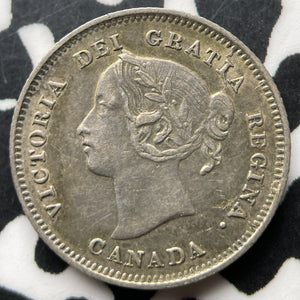 1896 Canada 5 Cents Lot#JM9033 Silver! Nice!