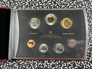 2005 Canada 7x Coin Specimen Set Lot#B2152 With Case & C.O.A.