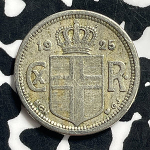 1925 Iceland 25 Aurar Lot#C0443