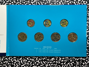 2018 Australia Commonwealth Games 7x Coin Mint Set Lot#B2638 With Case