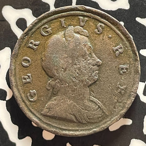 1724 Great Britain 1/2 Penny Half Penny Lot#T5404