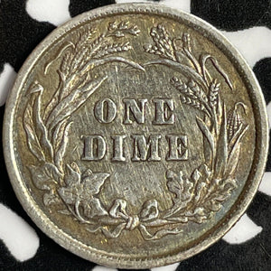 1897 U.S. Barber Dime Lot#D9037 Silver! Nice!