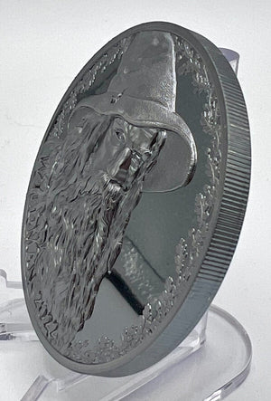 2022 Cameroon 5000 Franc Wildman 5oz Silver Ultra High Relief Black Proof
