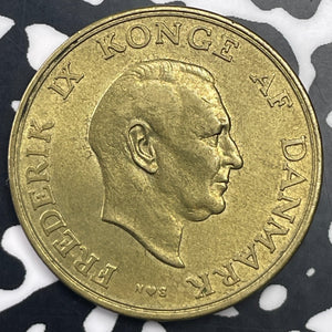 1953 Denmark 1 Krone Lot#C1346 Nice!