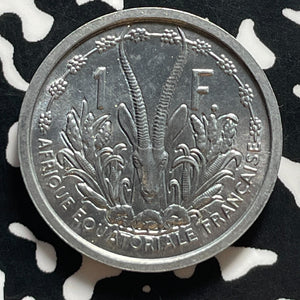 1948 French Equitorial Africa 1 Franc Lot#T4493 High Grade! Beautiful!