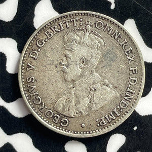 1935 Australia 3 Pence Threepence Lot#C0798 Silver!