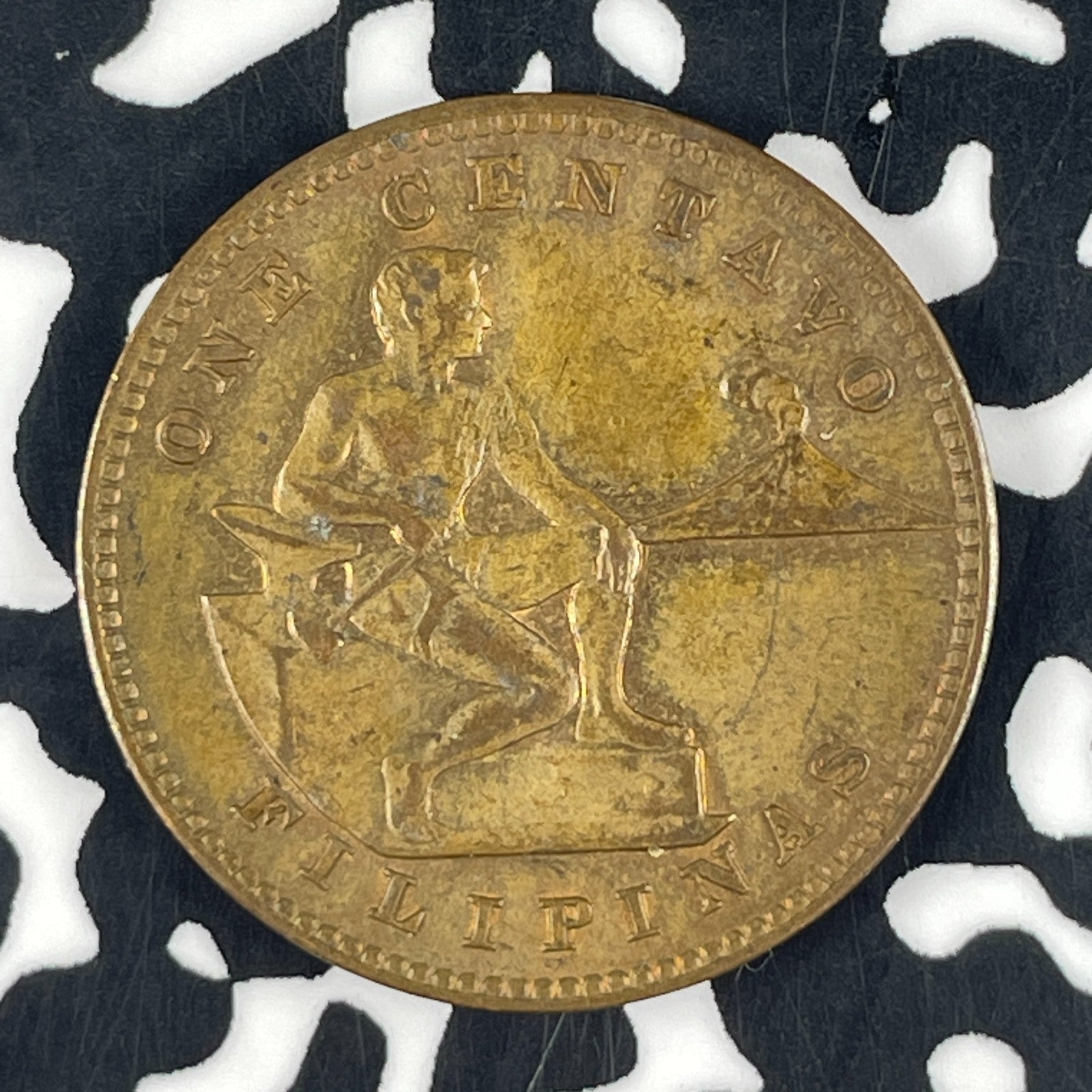 1944-S U.S. Philippines 1 Centavo Lot#F1545 High Grade! Beautiful!