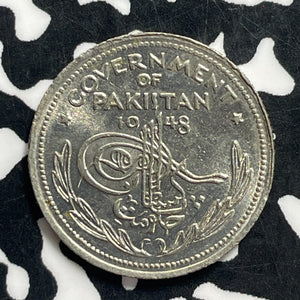1948 Pakistan 1/4 Rupee Lot#C0482 High Grade! Beautiful!