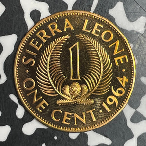 1964 Sierra Leone 1 Cent Lot#T6312 Proof!