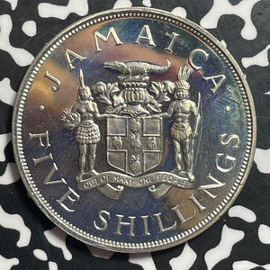 1966 Jamaica 5 Shillings Lot#T1378 Proof!