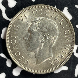 1941 Great Britain 1 Shilling Lot#T6800 Silver! High Grade! Beautiful!