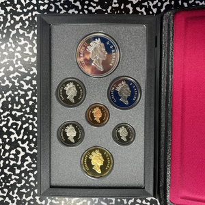 1994 Canada 7x Coin Proof Set Lot#B2695 Including Silver! With Case & C.O.A.