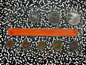 1971-F West Germany 8x Coin Proof Set Lot#B2822 Including Silver!