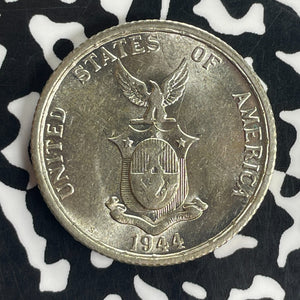 1944-S U.S. Philippines 50 Centavos Lot#T8857 Silver! High Grade! Beautiful!
