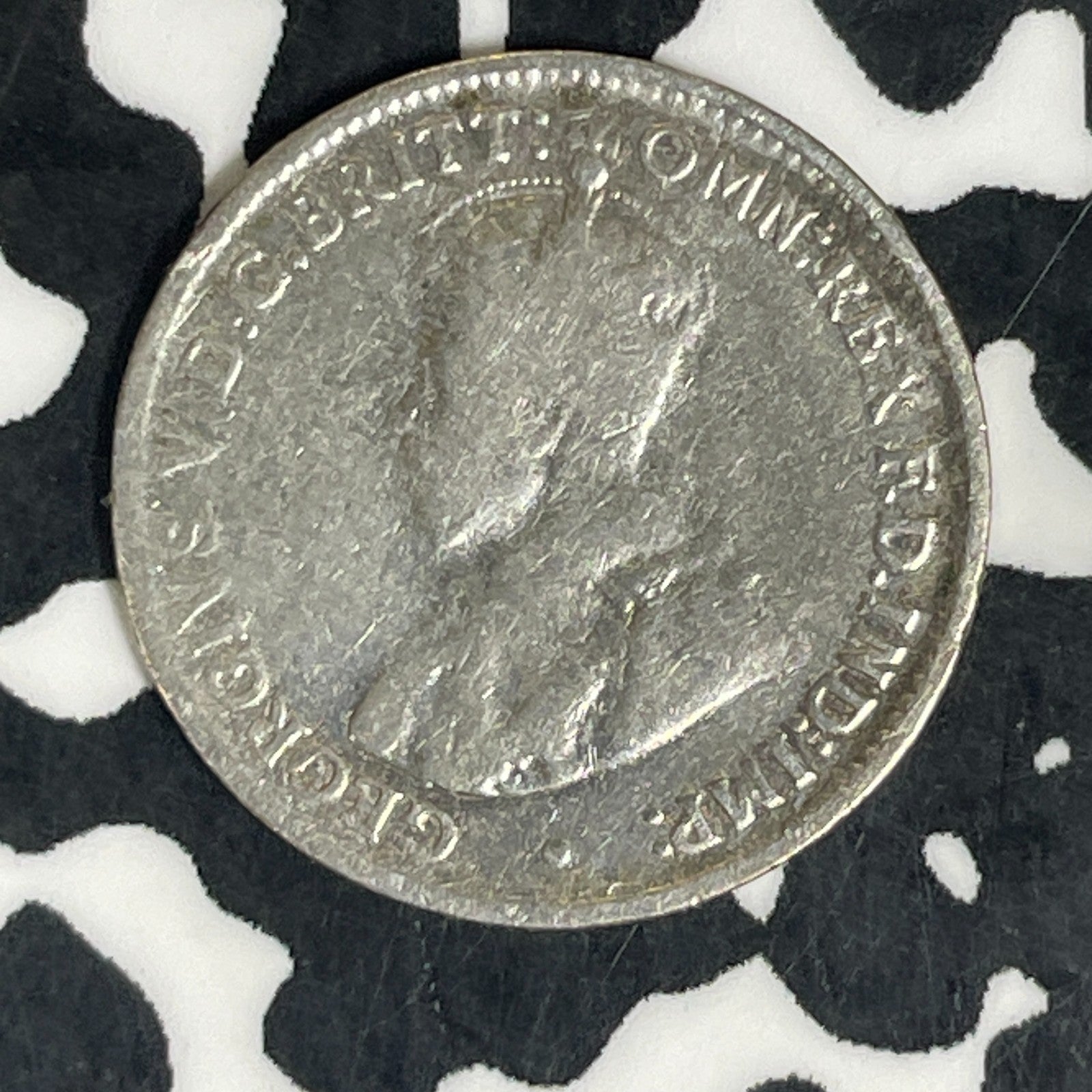 1925 Australia 3 Pence Threepence Lot#C6300 Silver!