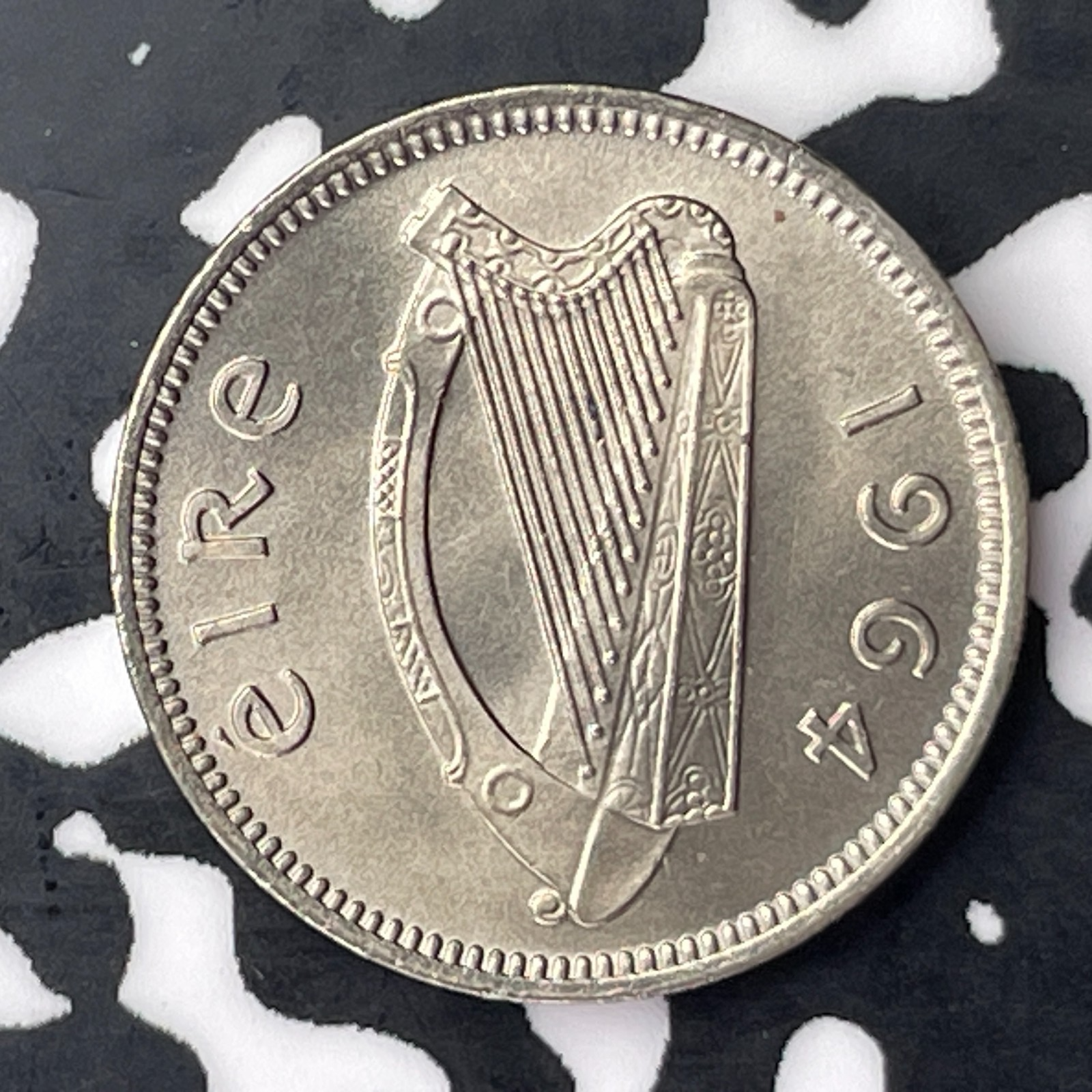 1964 Ireland 3 Pence Threepence Lot#C4267 High Grade! Beautiful!